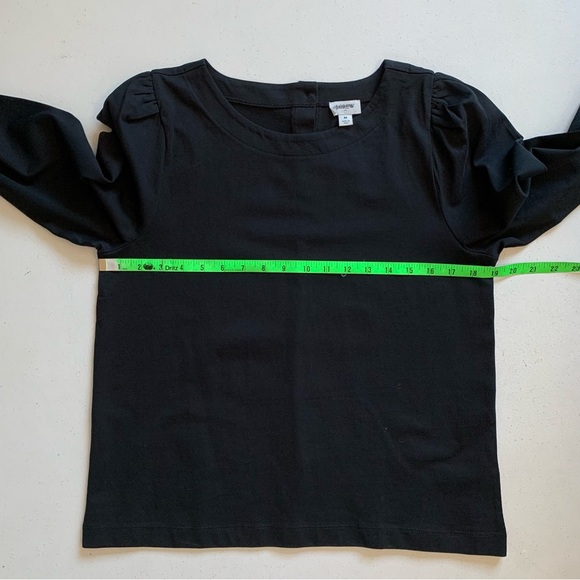 J Crew Factory Puff Sleeve Button Back Blouse Top Size Medium NWT - Picture 12 of 15